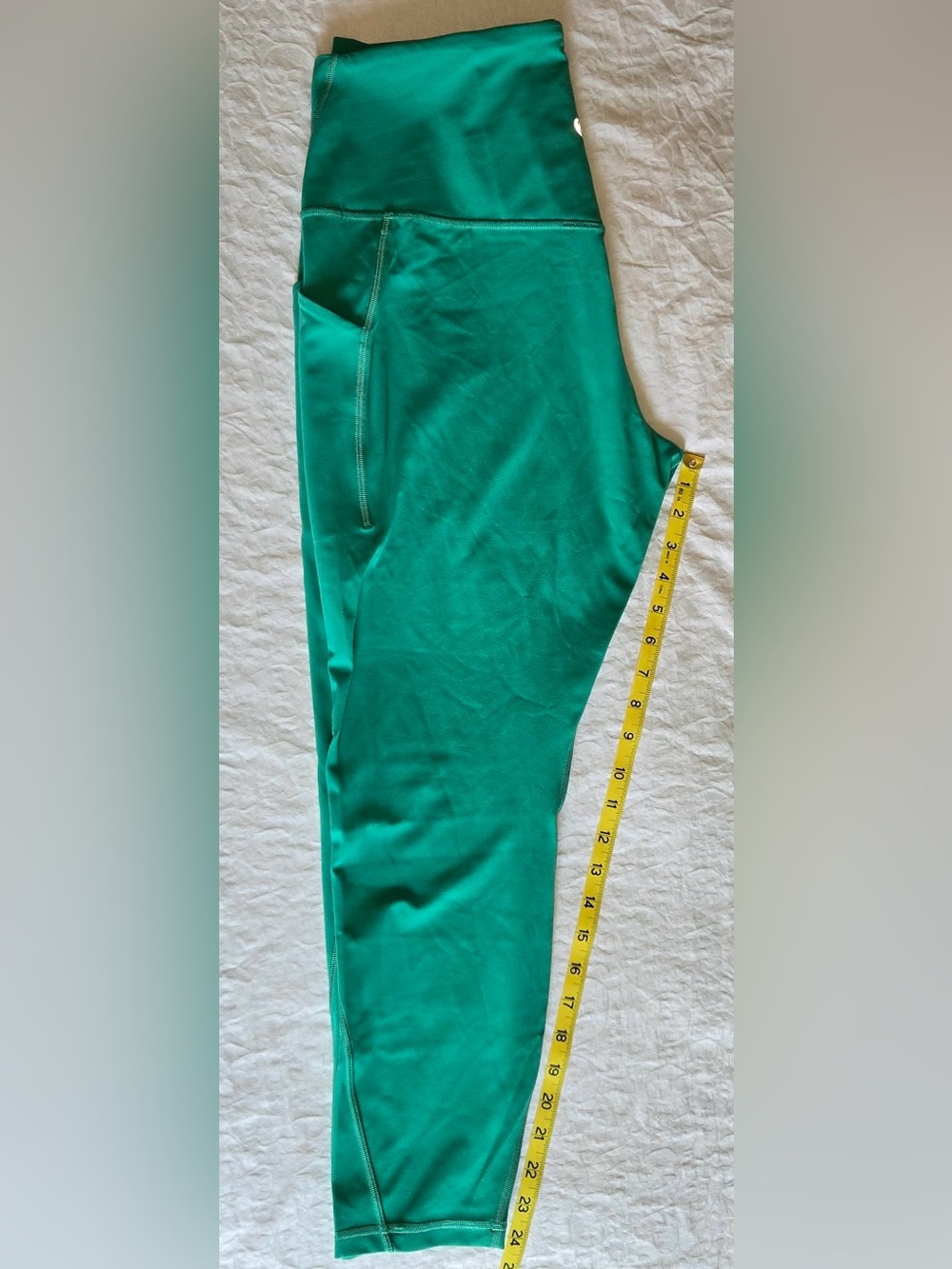 Lululemon Align High-Rise Leggings 24" Maldives Green Nulu Size 14 RARE NWOT